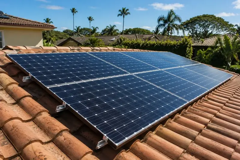 Installation de panneaux solaires à Saint-Maurice-de-Rémens